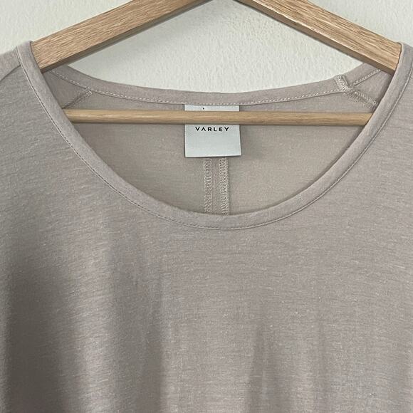 VARLEY NAVA CUPOUT TENCEL LINEN  TEE TOP‎ SIZE S - Picture 3 of 8